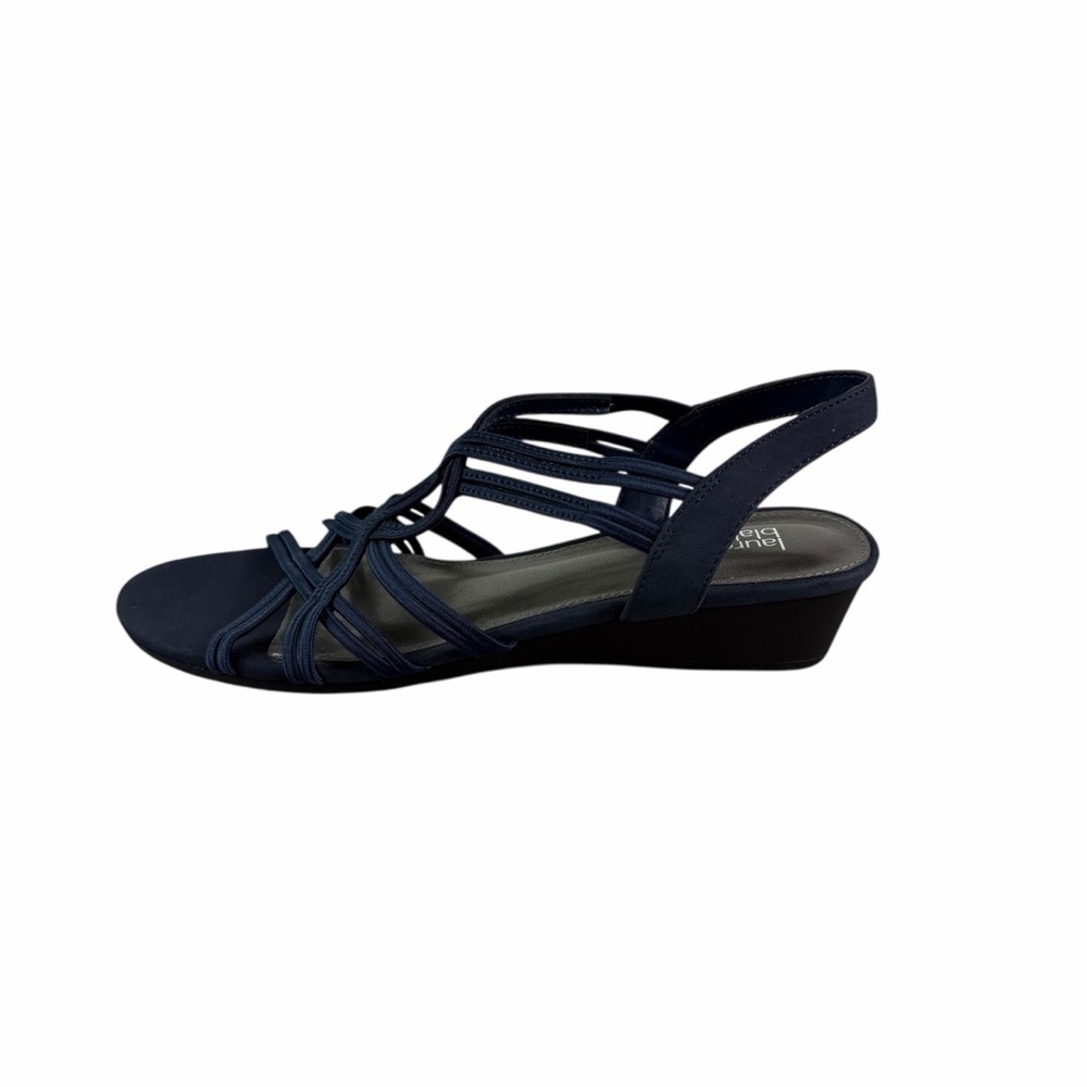LAUREN BLAKWELL MARLA Strappy Wedge Slingback Sandals